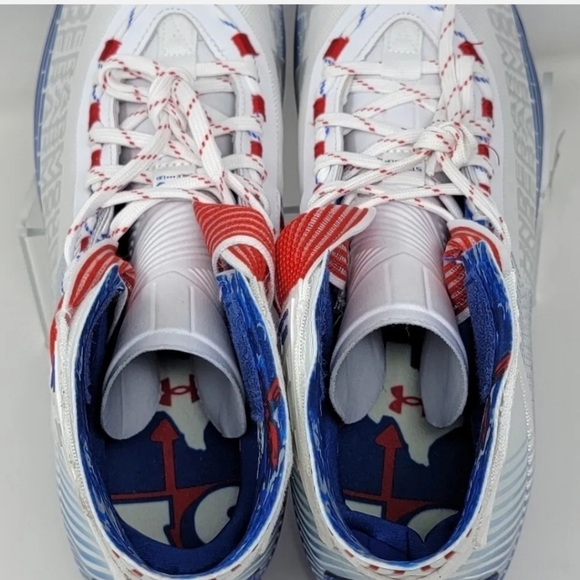 Under Armour Men's Highlight MC TX LE Football Cleats 3025854 100 Size Multi - Picture 9 of 10